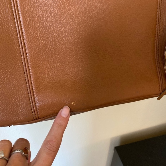 Lily Jade Women’s Madeline Convertible Leather Pebble Diaper Bag Backpack - Picture 5 of 16